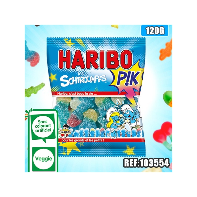 HARIBO Sachet SCHTROUMPF PIK 120 G Modern Tradition