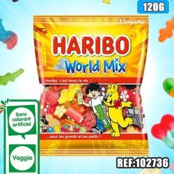 HARIBO sachet WORLD MIX 120 G