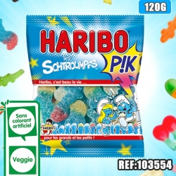 HARIBO sachet SCHTROUMPF PIK  120 G