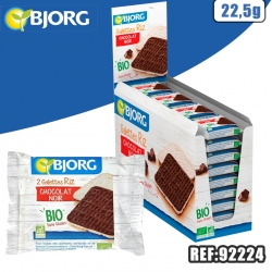 BJORG - GALETTES RIZ CHOCOLAT BIO 22,5 G***