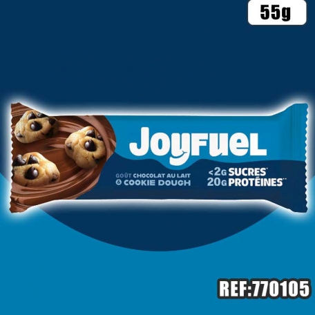 JOYFUEL CHOCOLAT LAIT-COOKIES BARRE PROTEINEE 55 G