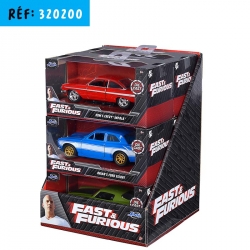 VOITURE METAL  MM FAST FURIOUS VEHICULE 1/32e