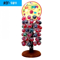 LOLLIPOP DISPLAY COMPTOIR 56 SUCETTES