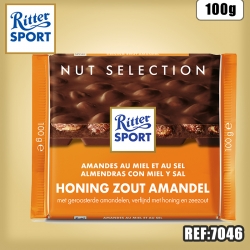 RITTER AMANDES MIEL 100 G