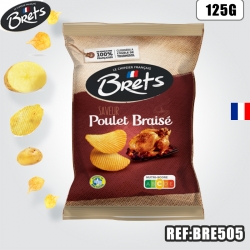 BRET'S CHIPS POULET BRAISE 125 G