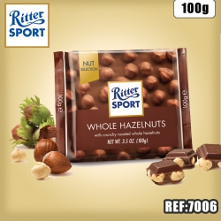 RITTER LAIT NOISETTES ENTIERES 100 G