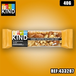 BE-KIND NOIR MIEL & SEL DE MER 40G