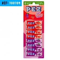 PEZ RECHARGE x8 - FRAISE & RAISIN 68G